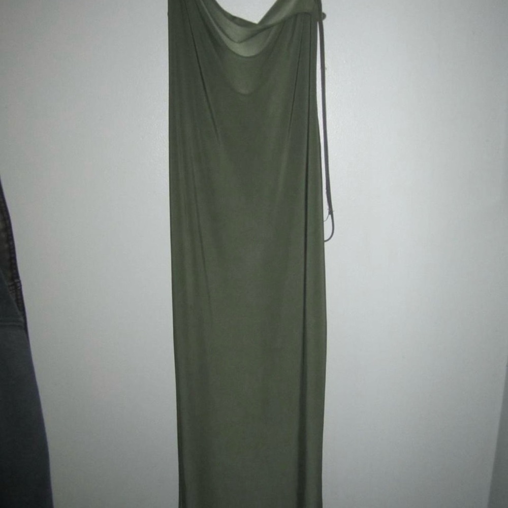 forever 21 green maxi dress